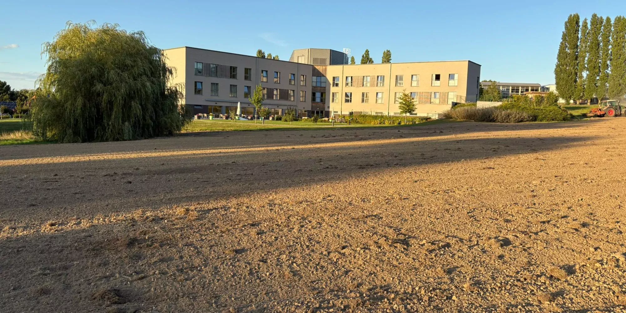 Criblage et remise des terres
