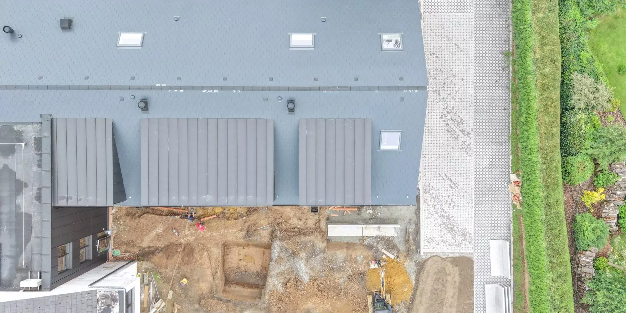 Bolinne — Parking, canalisation et citerne